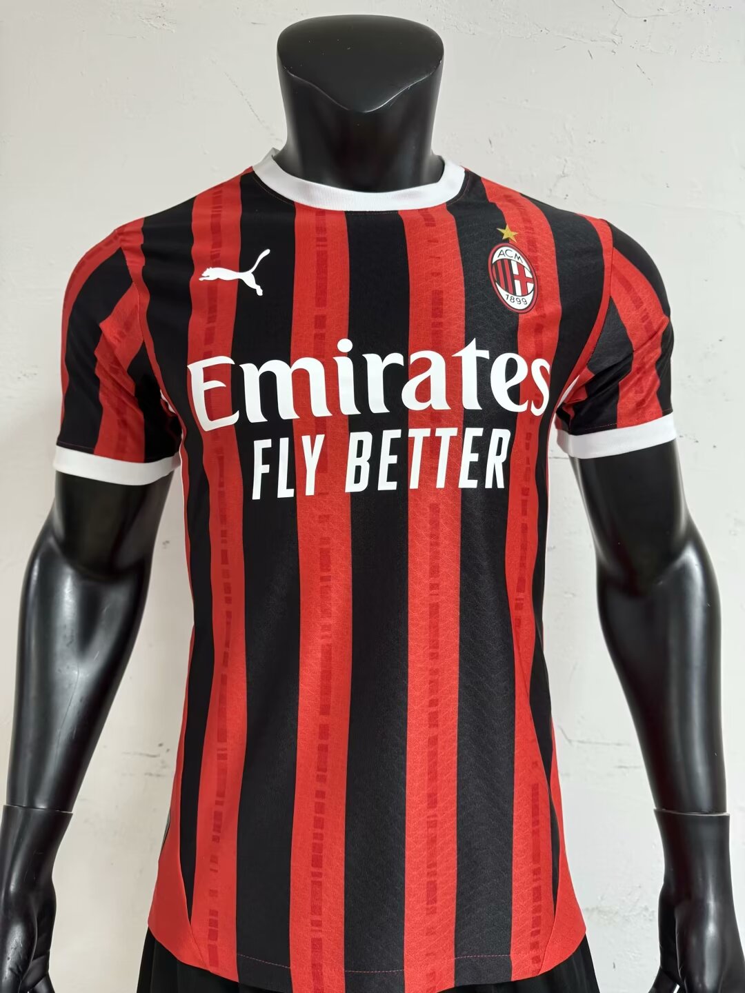 AAA Quality AC Milan 24/25 Home Soccer Jersey(Player)
